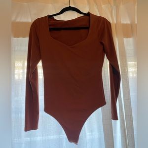 Abercrombie Long Sleeve Bodysuit